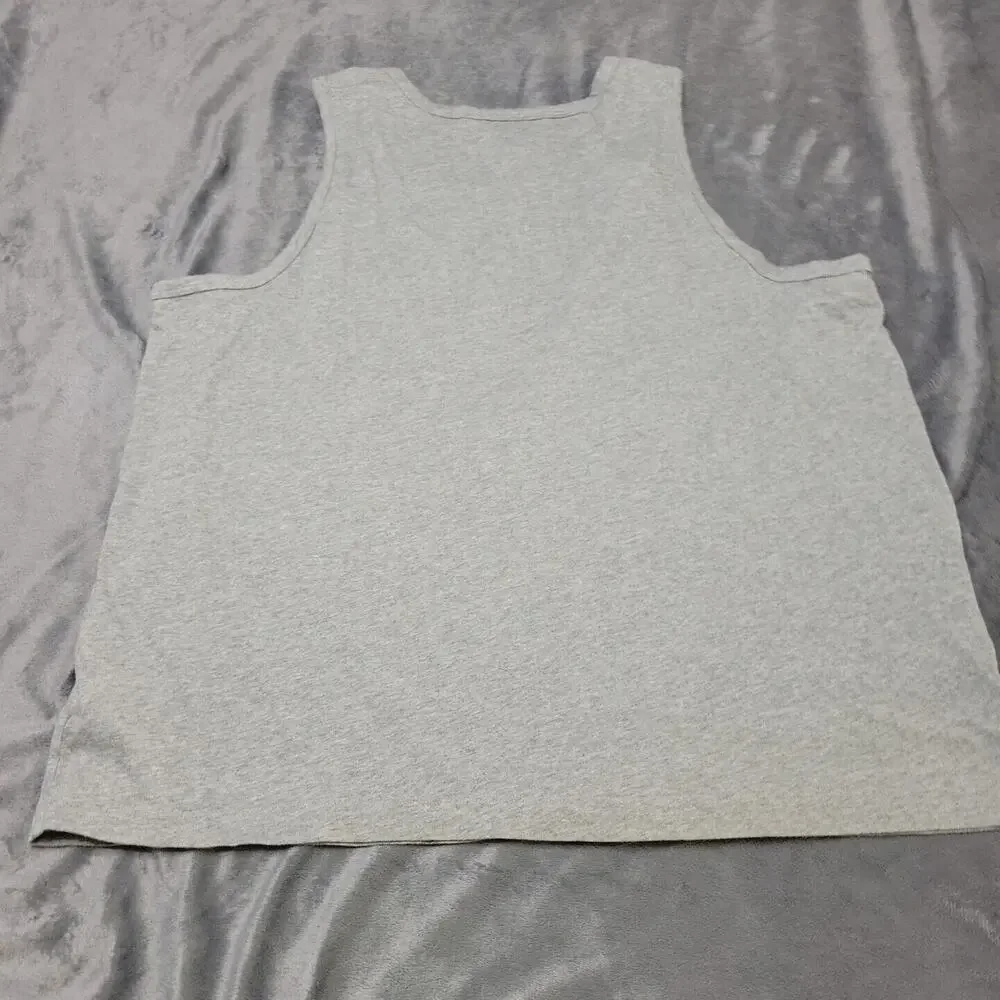 The Nike Tee Shirt Womens Extra Large Grey Athletic‎ Cut Scoop Neck Cotton Tank